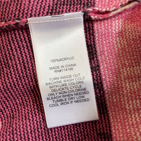 188. Juicy Couture Cute Pink, black and white pullover Sweater size Medium NWT - Picture 6 of 7